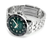 Tissot Seastar 1000 Powermatic 80 Green Dial Silver Steel Strap Watch For Men - T120.407.11.091.01