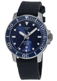 Tissot Seastar 1000 Powermatic 80 Silicium Blue Dial Blue Nylon Strap Watch For Men - T120.407.17.041.01