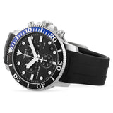 Tissot Seastar 1000 Chronograph Black Dial Black Rubber Strap Watch For Men - T120.417.17.051.02