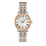 Buy Shop Tissot Carson Premium Lady Silver Dial Two Tone Steel Strap Watch For Women - T122.210.22.033.01 USA Online