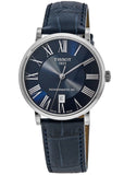 Buy Shop Tissot Carson Premium Powermatic 80 Blue Dial Blue Leather Strap Watch For Men - T122.407.16.043.00 USA Online