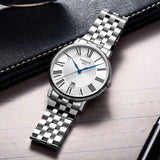 Buy Shop Tissot Carson Premium Silver Dial Silver Steel Strap Watch For Men - T122.410.11.033.00 USA Online
