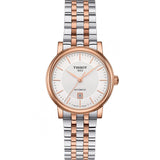 Tissot T Classic Carson Premium 30 White Dial Two Tone Steel Strap Watch for Women - T122.207.22.031.01