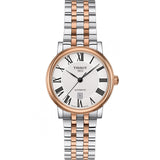 Tissot T Classic Carson Premium 30 Silver Dial Two Tone Steel Strap Watch for Women - T122.207.22.033.00