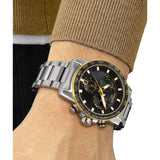 Buy Shop Tissot Supersport Chrono Black Dial Silver Steel Strap Watch For Men - T125.617.21.051.00 USA Online