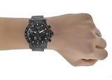 Buy Shop Tissot Supersport Chrono Black Dial Black Steel Strap Watch For Men - T125.617.33.051.00 USA Online