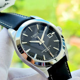 Buy Shop Tissot Gentleman Powermatic 80 Silicium Black Dial Black Leather Strap Watch For Men - T127.407.16.051.00 USA Online