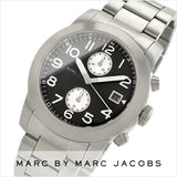 Buy Shop Marc Jacobs Larry Chronograph Black Dial Silver Steel Strap Watch for Men - MBM5050 USA Online