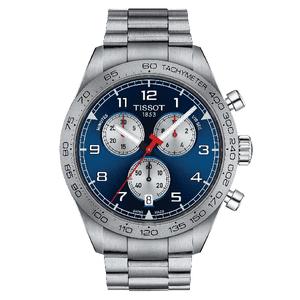Buy Shop Tissot PRS 516 Chronograph Blue Dial Blue Steel Strap Watch for Men - T131.617.11.042.00 USA Online