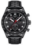 Buy Shop Tissot T Sport PRS 516 Chronograph Black Dial Black Leather Strap Watch for Men - T131.617.36.051.00 USA Online