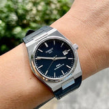 Buy Shop Tissot PRX Powermatic 80 Blue Dial Blue Leather Strap Watch for Men - T137.407.16.041.00 USA Online