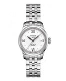 Buy Shop Tissot Le Locle Automatic Double Happiness Lady Silver Dial Silver Steel Strap Watch For Women - T41.1.183.35 USA Online
