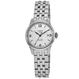 Buy Shop Tissot Le Locle Small Lady Automatic Silver Dial Silver Steel Strap Watch For Women - T41.1.183.34 USA Online