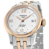 Buy Shop Tissot Le Locle Automatic Lady Silver Dial Two Tone Steel Strap Watch For Women - T41.2.183.16 USA Online