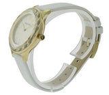 Swarovski Octea Nova Quartz White Dial White Leather Strap Watch for Women - 5295337