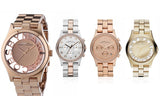 Buy Shop Marc Jacobs Henry Rose Gold Dial Rose Gold Steel Strap Watch for Women - MBM3207 USA Online