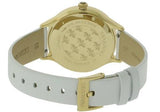 Buy Shop Swarovski Octea Nova Quartz White Dial White Leather Strap Watch for Women - 5295337 USA Online