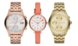 Buy Shop Marc Jacobs Sally White Dial Orange Leather Strap Watch for Women - MBM1355 USA Online