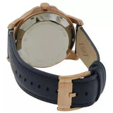 Buy Shop Fossil Grant Twist Multifunction Blue Dial Blue Leather Strap Watch for Men - ME1162 USA Online