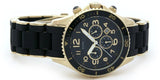 Buy Shop Marc Jacobs Rock Chronograph Black Dial Black Silicone Strap Watch for Women - MBM2552 USA Online