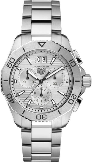 Buy Shop Tag Heuer Aquaracer Professional 200 Date White Dial Silver Steel Strap Watch for Men - CBP1111.BA0627 USA Online