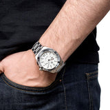 Buy Shop Tag Heuer Aquaracer Quartz White Dial Silver Steel Strap Watch for Men - WAY1111.BA0928 USA Online