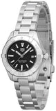 Tag Heuer Aquaracer Quartz Black Dial Silver Steel Strap Watch for Women - WBD1410.BA0741