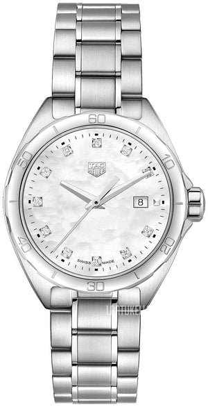 Buy Shop Tag Heuer Formula 1 Diamonds Mother of Pearl White Dial Watch for Women - WBJ1319.BA0666 USA Online