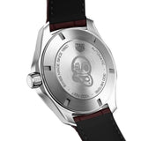 Buy Shop Tag Heuer Aquaracer Caliber 5 Black Dial Brown Leather Strap Watch for Men - WAY201M.FC6474 USA Online