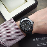 Buy Shop Tag Heuer Aquaracer 300 Swiss Limited Edition Black Dial Black Nylon Strap Watch for Men - WAY218B.FC6364 USA Online