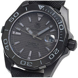 Buy Shop Tag Heuer Aquaracer 300 Swiss Limited Edition Black Dial Black Nylon Strap Watch for Men - WAY218B.FC6364 USA Online