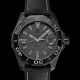 Buy Shop Tag Heuer Aquaracer 300 Swiss Limited Edition Black Dial Black Nylon Strap Watch for Men - WAY218B.FC6364 USA Online
