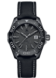 Buy Shop Tag Heuer Aquaracer 300 Swiss Limited Edition Black Dial Black Nylon Strap Watch for Men - WAY218B.FC6364 USA Online