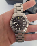 Tag Heuer Aquaracer Calibre 5 Grey Dial Silver Steel Strap Watch for Men - WBD2113.BA0928