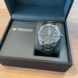 Buy Shop Tag Heuer Aquaracer Automatic Anthracite Grey Dial Silver Steel Strap Watch for Men - WAY2113.BA0928 USA Online