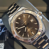 Buy Shop Tag Heuer Aquaracer Automatic Anthracite Grey Dial Silver Steel Strap Watch for Men - WAY2113.BA0928 USA Online