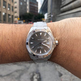 Buy Shop Tag Heuer Aquaracer Automatic Anthracite Grey Dial Silver Steel Strap Watch for Men - WAY2113.BA0928 USA Online