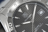 Buy Shop Tag Heuer Aquaracer Automatic Anthracite Grey Dial Silver Steel Strap Watch for Men - WAY2113.BA0928 USA Online