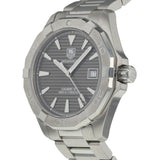 Buy Shop Tag Heuer Aquaracer Automatic Anthracite Grey Dial Silver Steel Strap Watch for Men - WAY2113.BA0928 USA Online