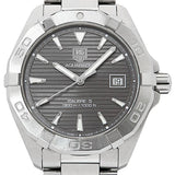 Buy Shop Tag Heuer Aquaracer Automatic Anthracite Grey Dial Silver Steel Strap Watch for Men - WAY2113.BA0928 USA Online