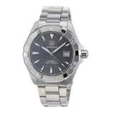 Buy Shop Tag Heuer Aquaracer Automatic Anthracite Grey Dial Silver Steel Strap Watch for Men - WAY2113.BA0928 USA Online