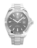 Buy Shop Tag Heuer Aquaracer Automatic Anthracite Grey Dial Silver Steel Strap Watch for Men - WAY2113.BA0928 USA Online