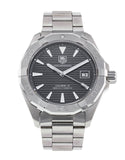 Buy Shop Tag Heuer Aquaracer Automatic Anthracite Grey Dial Silver Steel Strap Watch for Men - WAY2113.BA0928 USA Online