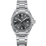 Buy Shop Tag Heuer Aquaracer Automatic Anthracite Grey Dial Silver Steel Strap Watch for Men - WAY2113.BA0928 USA Online