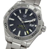 Buy Shop Tag Heuer Aquaracer Automatic Black Dial Silver Steel Strap Watch for Men - WAY2010.BA0927 USA Online