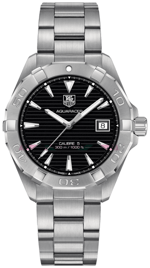 Buy Shop Tag Heuer Aquaracer Automatic Black Dial Silver Steel Strap Watch for Men - WAY2110.BA0928 USA Online
