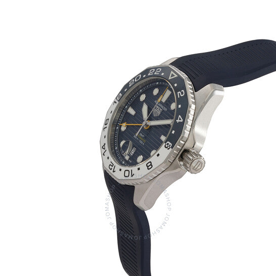 Buy Shop Tag Heuer Aquaracer Professional 300 GMT Automatic Blue Dial Blue Rubber Strap Watch for Men - WBP2010.FT6198 USA Online