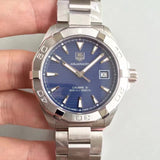 Buy Shop Tag Heuer Aquaracer Automatic Blue Dial Silver Steel Strap Watch for Men - WAY2112.BA0928 USA Online