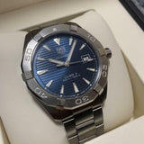 Buy Shop Tag Heuer Aquaracer Automatic Blue Dial Silver Steel Strap Watch for Men - WAY2112.BA0928 USA Online