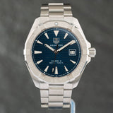 Buy Shop Tag Heuer Aquaracer Automatic Blue Dial Silver Steel Strap Watch for Men - WAY2112.BA0928 USA Online
